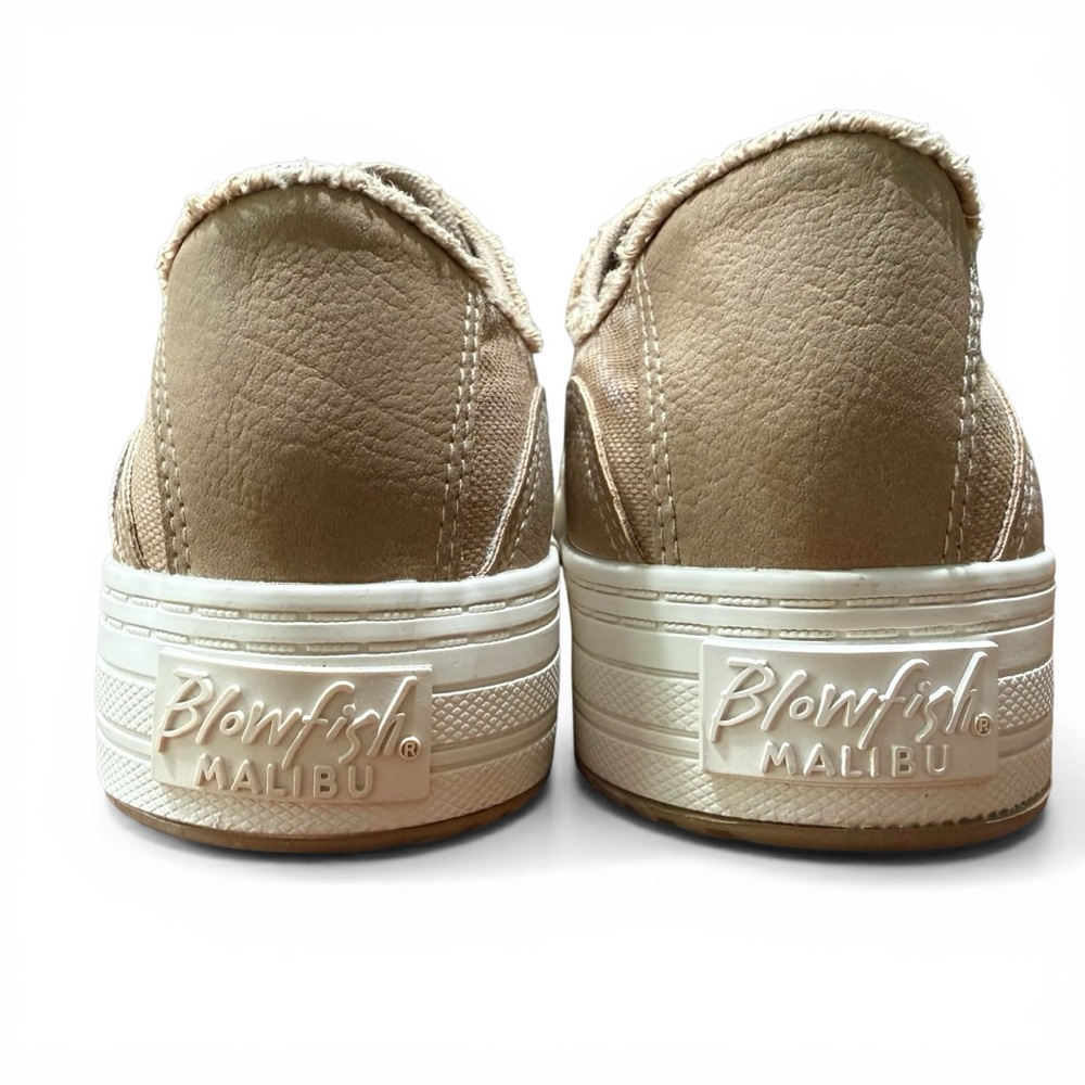 Blowfish Malibu Low Top Slip In Lace Comfort Sneakers Kahkai Platform Vegan Sz 9 - Picture 3 of 14